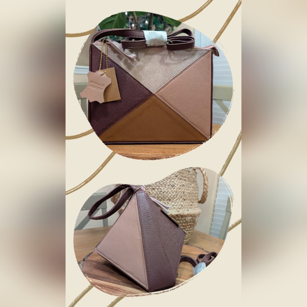 Unique Leather Convertible Handbag